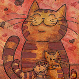 Кошачья семья