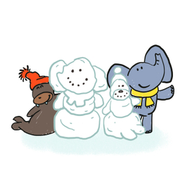 Слон и тюлень