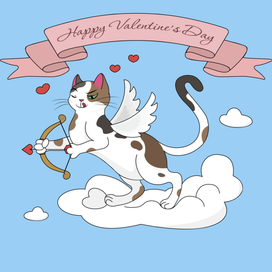 Кот-купидон