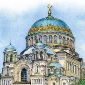 Морской собор. Кронштадт. Фрагмент.