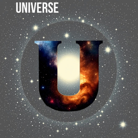 A stylized image of a Latin letter