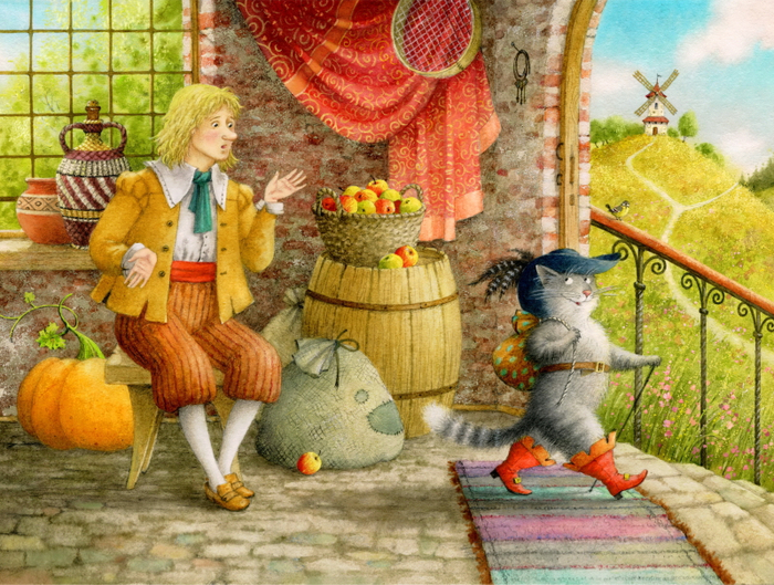 Братья Гримм. Кот в сапогах.