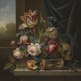 Время. стиль Яна Давидса де Хема