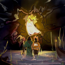 Иллюстрация по игре Disco Elysium 