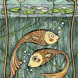 Оракул Ленорман. Карта "Рыбы"