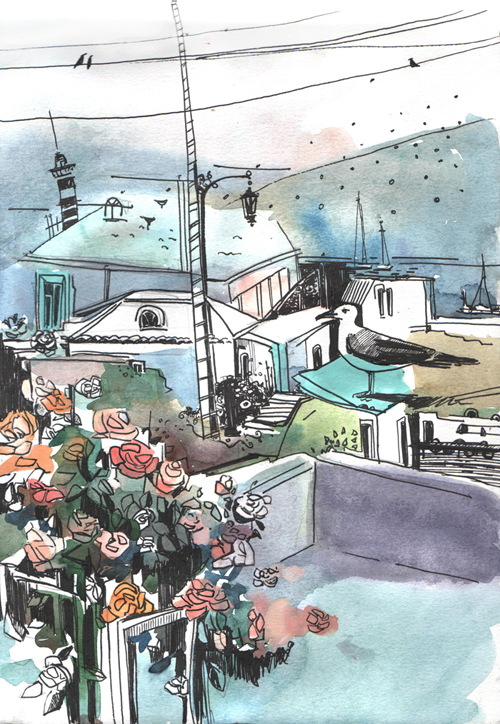 Вечер у моря