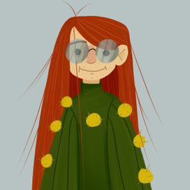 Рыжая девчушка