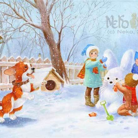 снежный кролик