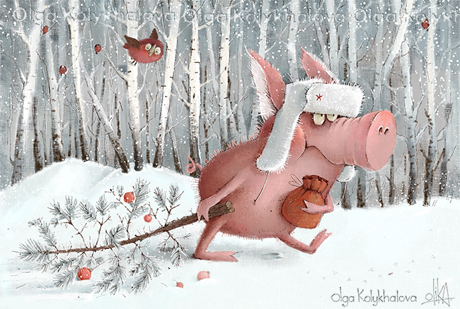 Свинство новогоднее:)