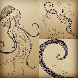 роспись стен ванной