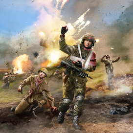 За Родину! " Солдаты другой страны".