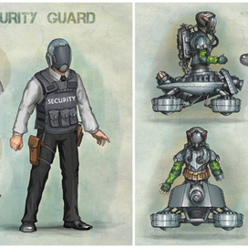 концепты на 2 юнитов ( сай-фай сет)