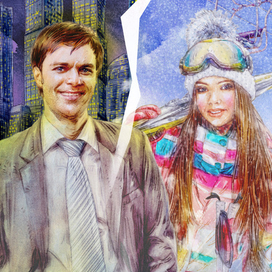 Цветной эскиз книжной обложки