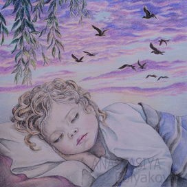 Иллюстрация к рассказу Платонова А.П. "Уля"