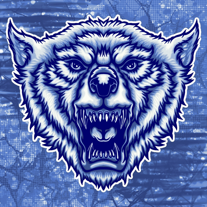 Не совсем скетч - Призрачный волк.