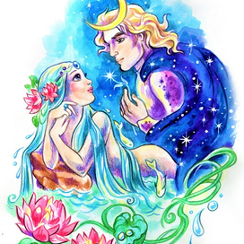 Месяц и нимфа 