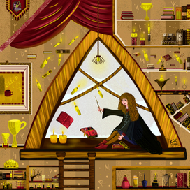 Гермиона и книги волшебства