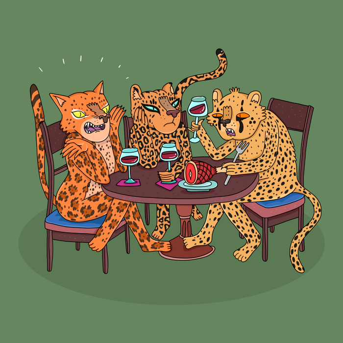 ягуар, леопард и гепард 