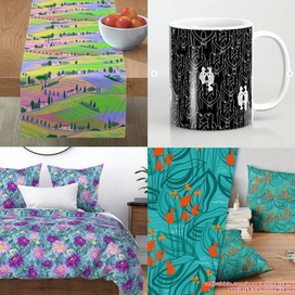 Орнаменты для текстиля, посуды и прочих товаров