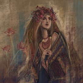 Дева с венком