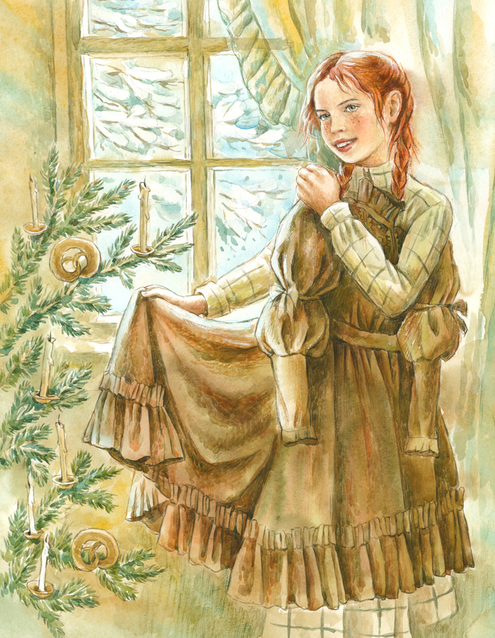 Рождество. "Аня с фермы Зеленые крыши". Люси Мод Монтгомери