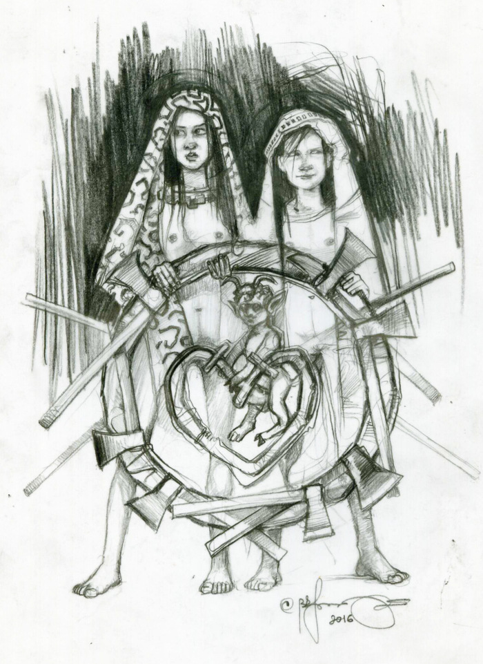 Caterina and Maria in the power 