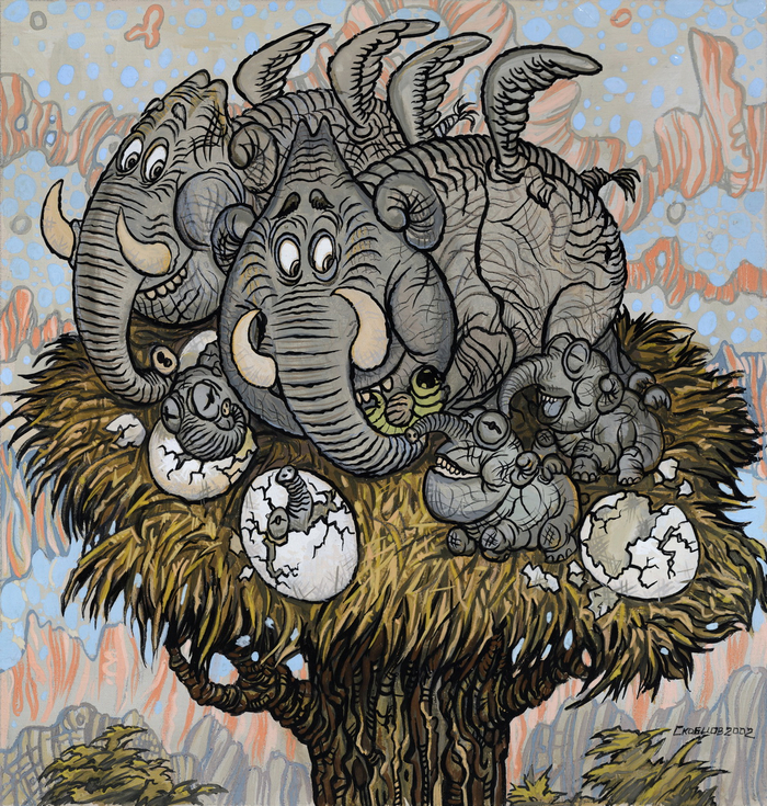 Гнездовье слонов. 2002 г.