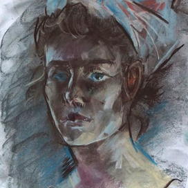 протерт девушки в головном уборе