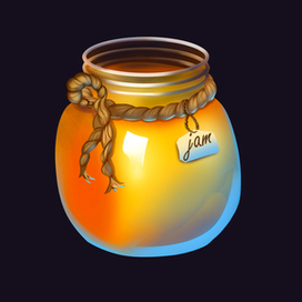 Баночка с джемом