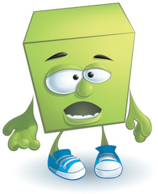 Маскот "Stunned pixel"