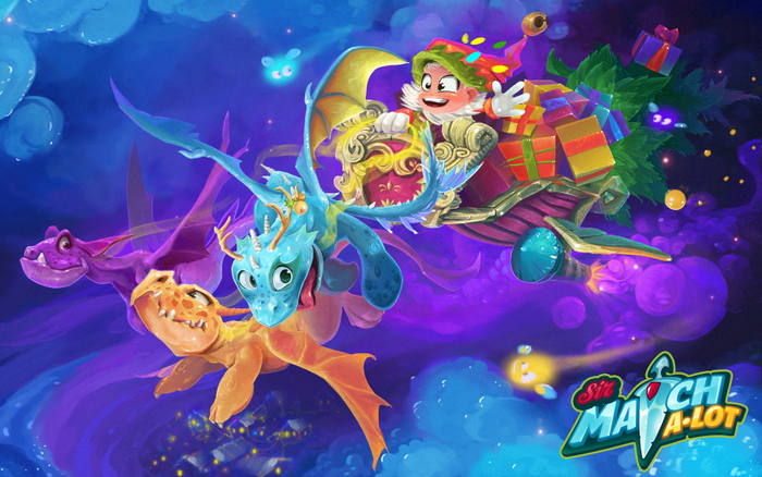 Санта в виде перса из игры. 