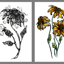 Цветы. Стилизация