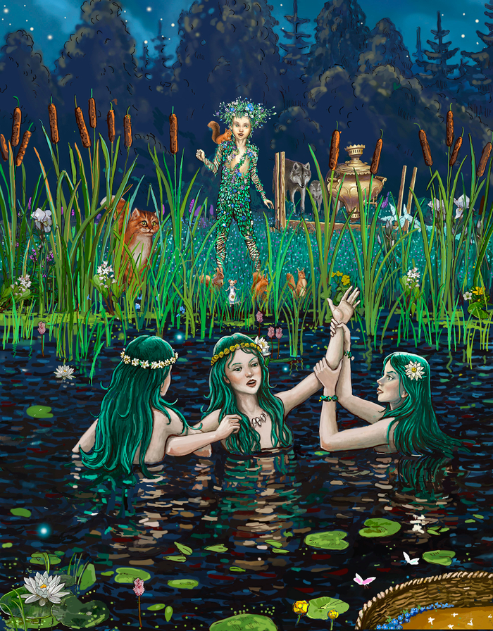 Нехорошие русалки держат русалку Таисью.