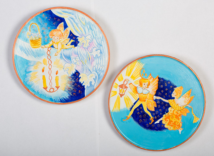 Эльфики танцуют. Парные тарелочки.