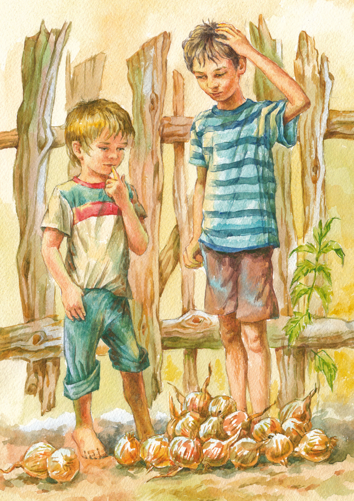 Лук. Иллюстрация к повести.