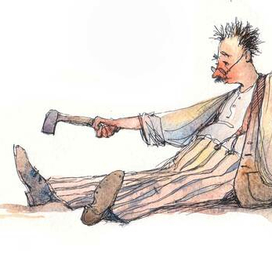 Иллюстрация к книге А.Толстого "Золотой ключик"