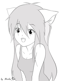 Lineart_neko