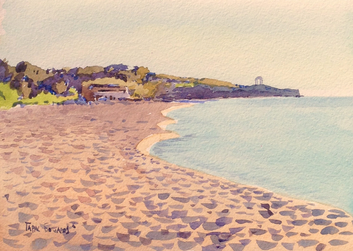 Пляж. Вечер