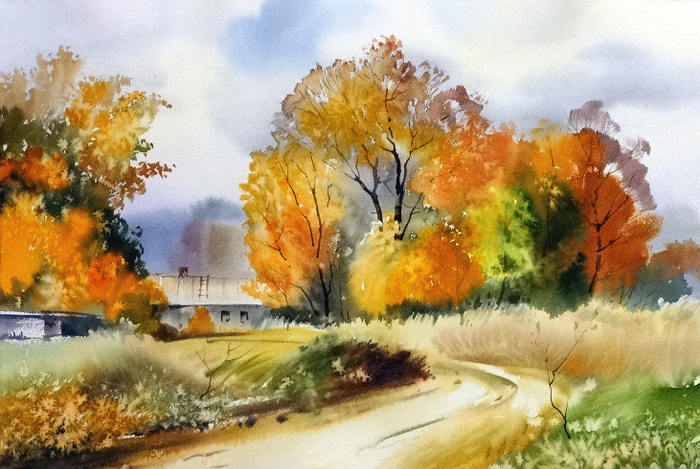 Осень в Валдлаучи.Латвия.