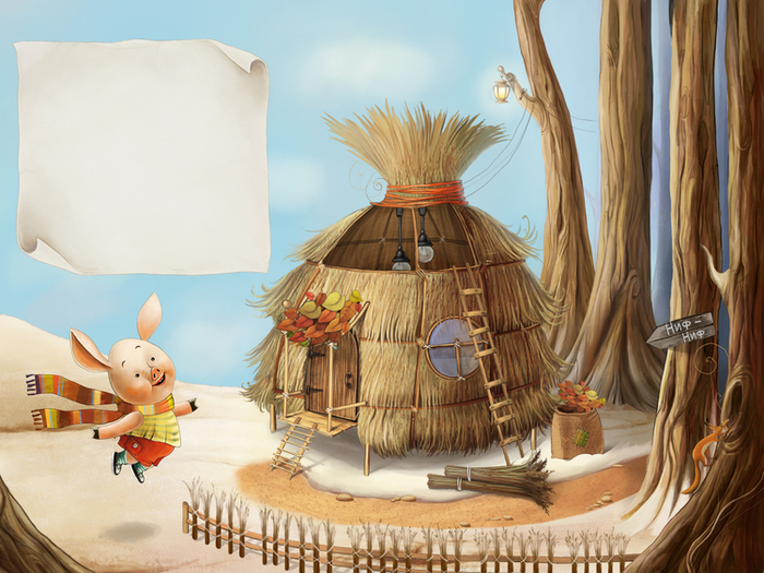 Три поросенка iPad