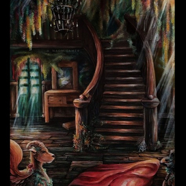 Картина маслом "Прошлое не изменится". 