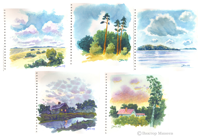 страницы скетчбука 5