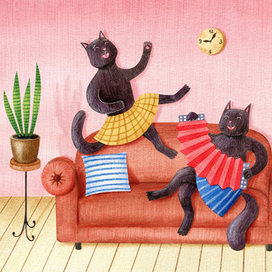 Второй разворот детской книги про счет