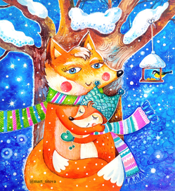 Лисья мамина любовь