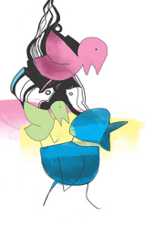 цветные птицы