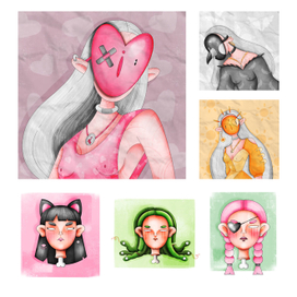 Разработка иллюстраций для NFT