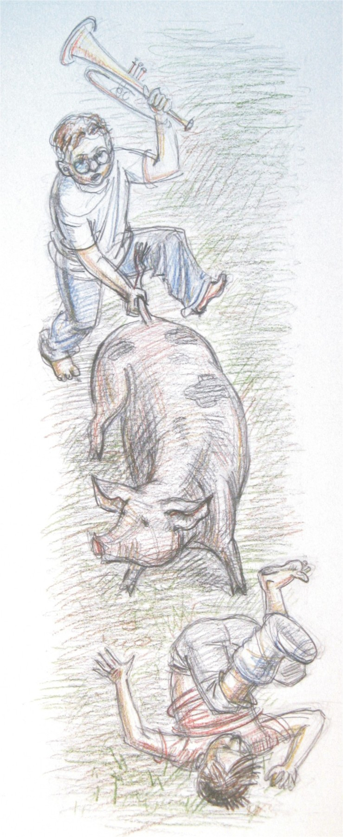 иллюстрация. Юрий Третьяков "Толстый мальчишка Глеб"("Речь"2015)