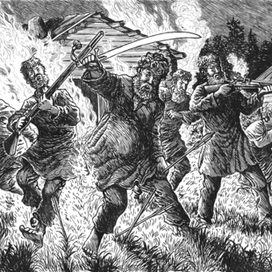 Нападение на воеводу Андрея Елецкого в остяцких юртах.