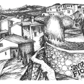 Toscana. Santa Fiora 2.