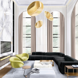 Интерьерные скетчи на заказ 